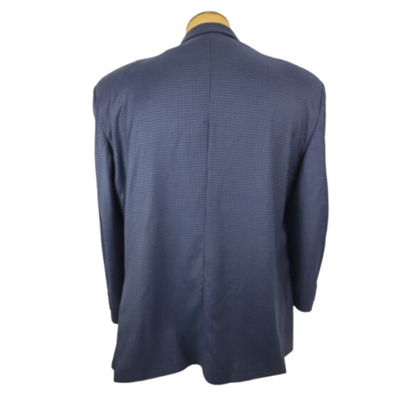 Jos. A. Bank men's blue and black blazer size 48 long - Picture 2 of 2